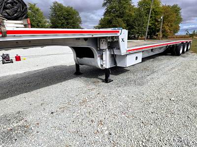 2024 Extreme 51ft Drop Deck Trailer - All Aluminum, Aluminum Floor, Tri-Axle, Toolbox, Lift Axle