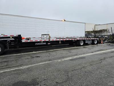 2022 Fontaine 48ft Drop Deck Trailer - Combo, Aluminum Floor, Spread Axle, Toolboxes, Chain Pop-Ups
