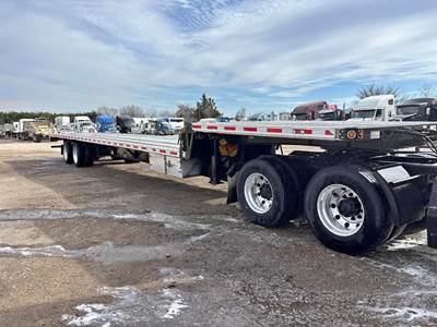 2018 Fontaine 53ft Drop Deck Trailer - Combo, Aluminum Floor, Rear Sliding Axle, Toolbox
