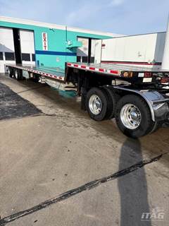 2019 Fontaine 53ft Drop Deck Trailer - Combo, Aluminum Floor, Rear Sliding Axle, Ramps, Toolbox, Chain Pop-Ups
