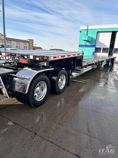 2019 Fontaine 53ft Drop Deck Trailer - Combo, Aluminum Floor, Rear Sliding Axle, Ramps, Toolbox, Chain Pop-Ups