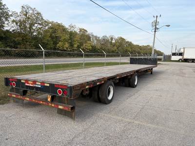 2018 Great Dane 48ft Drop Deck Trailer - Wood Floor, Spread Axle, Tire Inflation System, 17.5 Tires