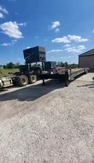 2026 Landoll 51ft Drop Deck Trailer - Wood Floor, Tandem Sliding Axle, Pony Motor, Toolbox, Hydraulic Winch, Tire Inflation System
