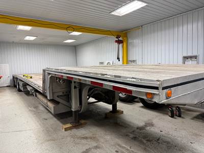 2019 Mac 48ft Drop Deck Trailer - All Aluminum, Aluminum Floor, Spread Axle, Ramps, Load Levelers, Toolboxes, Dunnage Rack