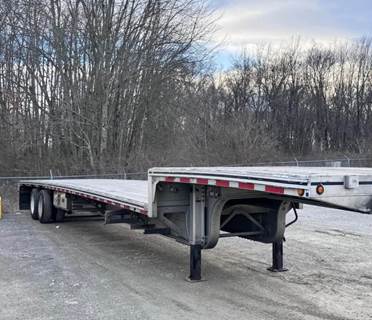 2019 MAC Trailer 53ft Drop Deck Trailer - All Aluminum, Aluminum Floor, Rear Sliding Axle, Ramps, Toolbox, Tire Inflation System, Weight Scale