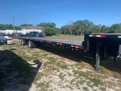 2020 Manac 53ft Drop Deck Trailer - Wood Floor, Cal Legal Spread Axle, Air Ride