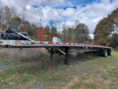 2015 Reitnouer 48ft Flatbed Trailer - All Aluminum, Aluminum Floor, Spread Axle, Lift Axle