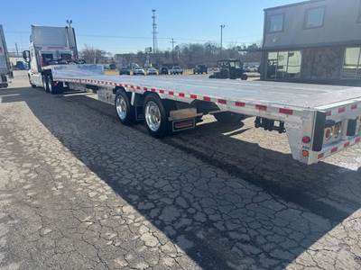 2025 Reitnouer 53ft Drop Deck Trailer - All Aluminum, Aluminum Floor, Rear Sliding Axle, Toolbox, Tire Inflation System