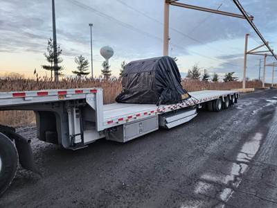 Reitnouer 53ft Tri-Axle Axle Drop Deck Trailer - Air Ride
