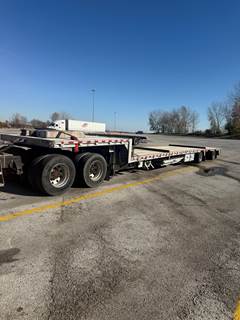 2020 Reitnouer 53ft Drop Deck Trailer - All Aluminum, Aluminum Floor, Rear Sliding Axle, Ramps, Toolbox, Tire Inflation System, 17.5 Tires