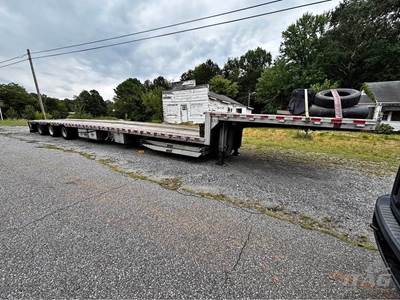 2018 Reitnouer 53ft Drop Deck Trailer - All Aluminum, Aluminum Frame, Tri-Axle, Lift Axles, 17.5 Tires