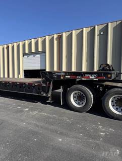 2016 Trail King 53ft Drop Deck Trailer - Wood Floor, Tandem Axle, Hydraulic Beavertail, Hydraulic Winch, Tire Inflation System