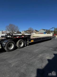 2016 Trail King 53ft Drop Deck Trailer - Wood Floor, Tandem Axle, Hydraulic Beavertail, Hydraulic Winch, Tire Inflation System