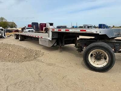 2019 Transcraft 53ft Drop Deck Trailer - Combo, Aluminum Floor, Rear Sliding Axle, Toolbox