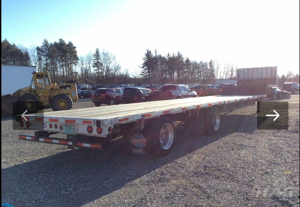 2016 UTILITY 53ft Drop Deck Trailer Combo, Aluminum Floor, Rear Sliding Axle For Sale Fort
