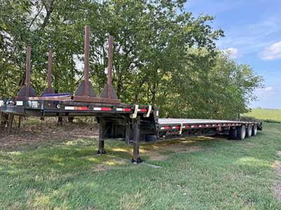 2023 Viking 53ft Drop Deck Trailer - Wood Floor, Tri-Axle, Beavertail & Ramps, Lift Axle