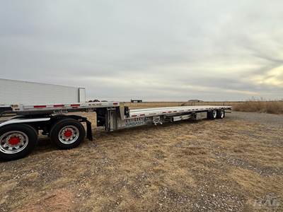 2026 Wabash 53ft Drop Deck Trailer - All Aluminum Aluminum Floor, Rear Sliding Axle, Ramps, Toolbox, Lift Axle