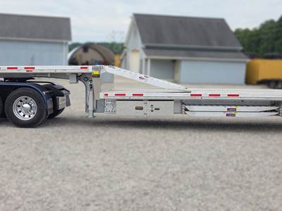 2024 Wabash 53ft Drop Deck Trailer - All Aluminum, Aluminum Floor, Rear Sliding Axle, Ramps, Toolboxes, Tire Inflation System