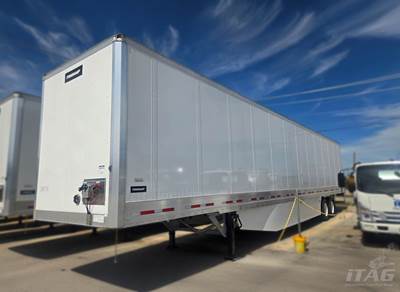 2027 Fruehauf 53ft Dry Van Trailer - DuraPlate Walls, Aluminum Roof, Swing Doors, Tire Inflation System, Side Skirts