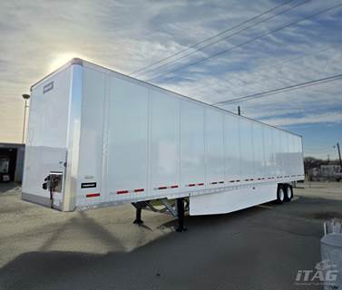 2027 Fruehauf 53ft Dry Van Trailer - DuraPlate Walls, Aluminum Roof, Swing Doors, Tire Inflation System, Side Skirts