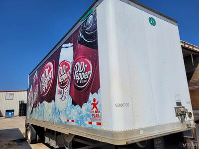 2007 Great Dane 28ft Dry Van Trailer- Plywood Walls, Aluminum Roof, Air Ride, Roll-Up Door, Lift Gate