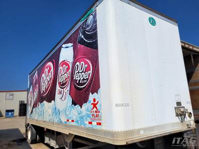 2007 Great Dane 28ft Dry Van Trailer- Plywood Walls, Aluminum Roof, Air Ride, Roll-Up Door, Lift Gate