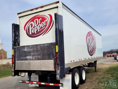 2001 Great Dane 37ft Dry Van Trailer - Plywood Walls, Aluminum Roof, Spring Ride, Roll-Up Door, Lift Gate