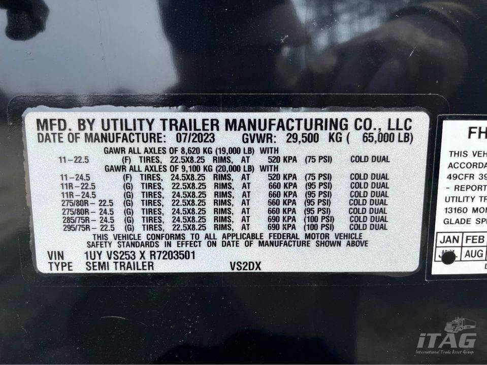 2024 UTILITY 53ft Dry Van Trailer - DuraPlate Walls, Aluminum Roof, Air ...