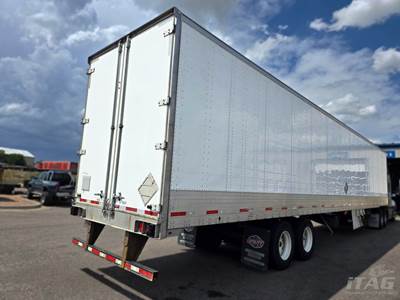 2018 UTILITY 53ft Dry Van Trailer - DuraPlate Walls, Aluminum Roof, Swing Doors, Air Ride, Side Skirts