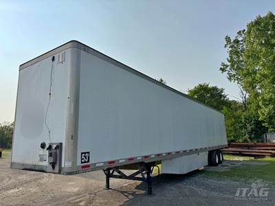 2020 Vanguard 53ft Dry Van Trailer - DuraPlate Walls, Aluminum Roof, Air Ride, Swing Doors, Tire Inflation System, Side Skirts