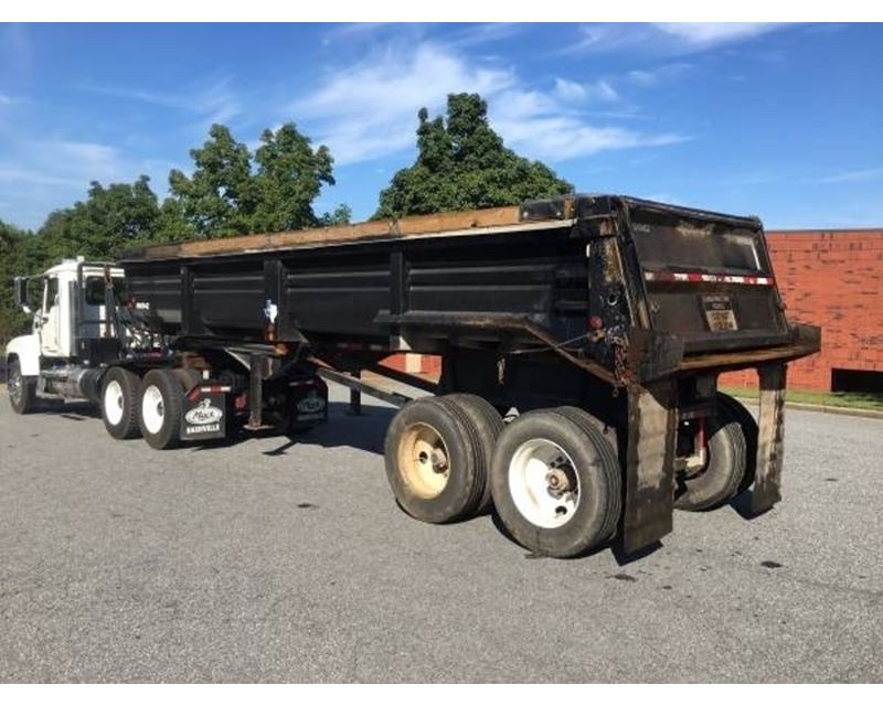 2008 Lufkin End Dump Trailer 27, Closed Axle For Sale Granbury, TX