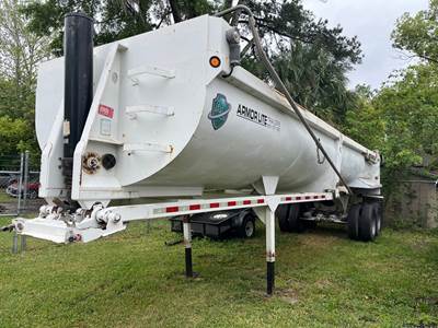 Armor Lite 32 ft End Dump Trailer - Tandem Axle, Spring