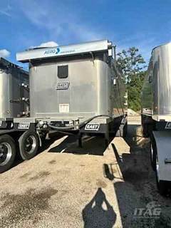 2022 East 28ft End Dump Trailer - 60-inch Sides, Full Frame, Aluminum Box, Electric Tarp, Coal Chute, Liner