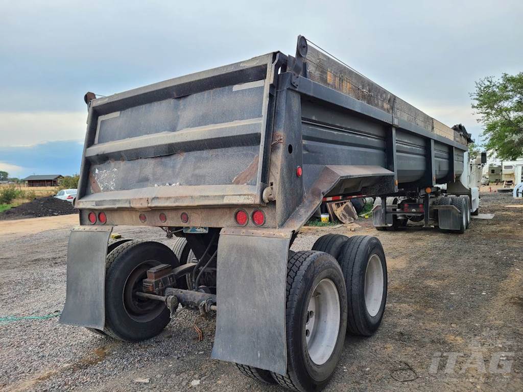 1996 Lufkin 39ft End Dump Trailer Frameless, Steel Box, Electric Tarp For Sale Online