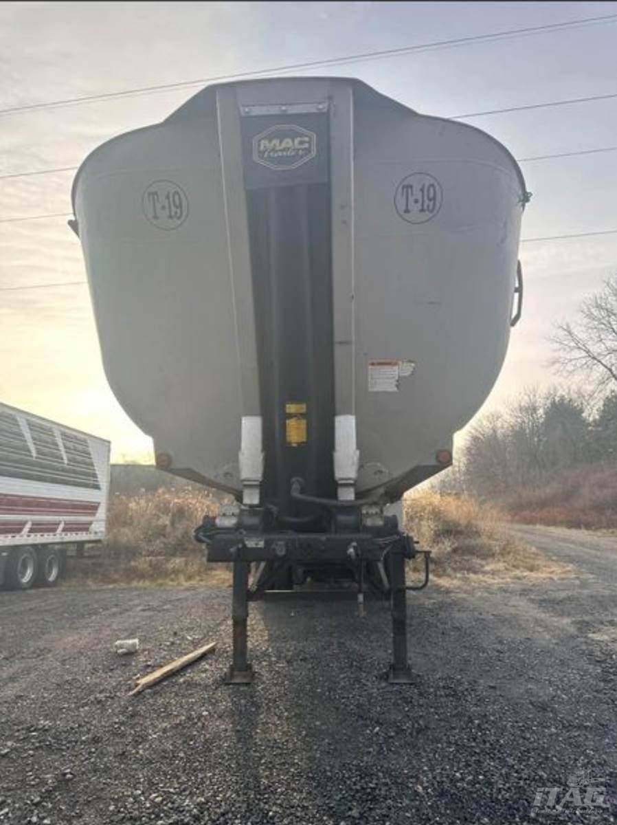 2017 MAC Trailer 40ft Half Round End Dump Trailer 66inch Sides