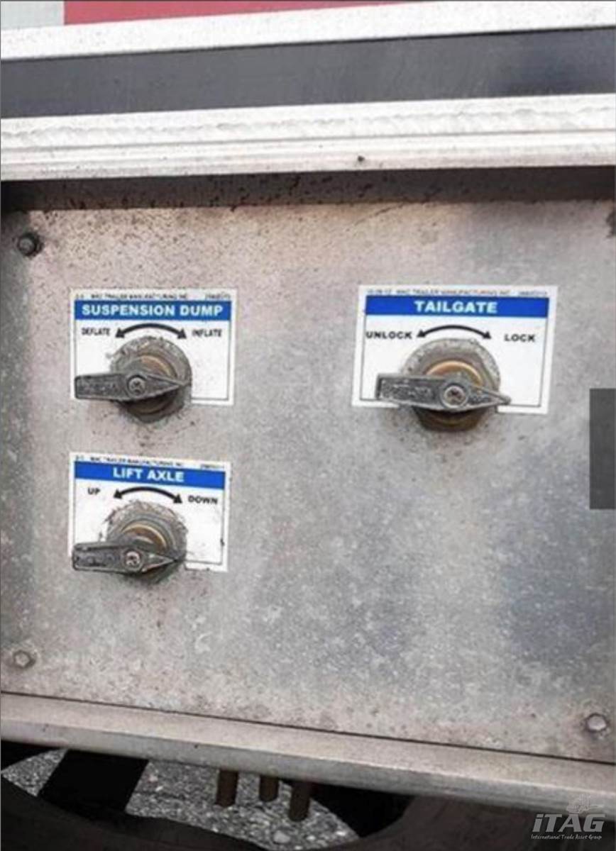 2017 MAC Trailer 40ft Half Round End Dump Trailer 66inch Sides