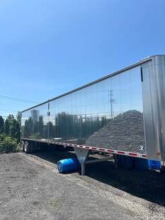 2022 MAC Trailer 48ft End Dump Trailer - 100-inch Sides, Quarter Frame, Aluminum Box, Tandem Axle, Top Hinge Gate, Tarp, Tire Inflation System
