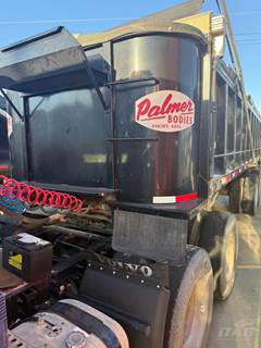 2020 Palmer 24ft End Dump Trailer - Full Frame, Steel Box, Tandem Axle, Electric Tarp