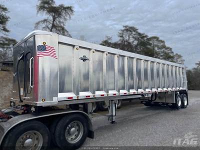 2023 Trailstar 39ft End Dump Trailer - 72in Sides, Quarter Frame, Aluminum Box, Tandem Axle, Air Ride, Coal Chute, Lift Axle