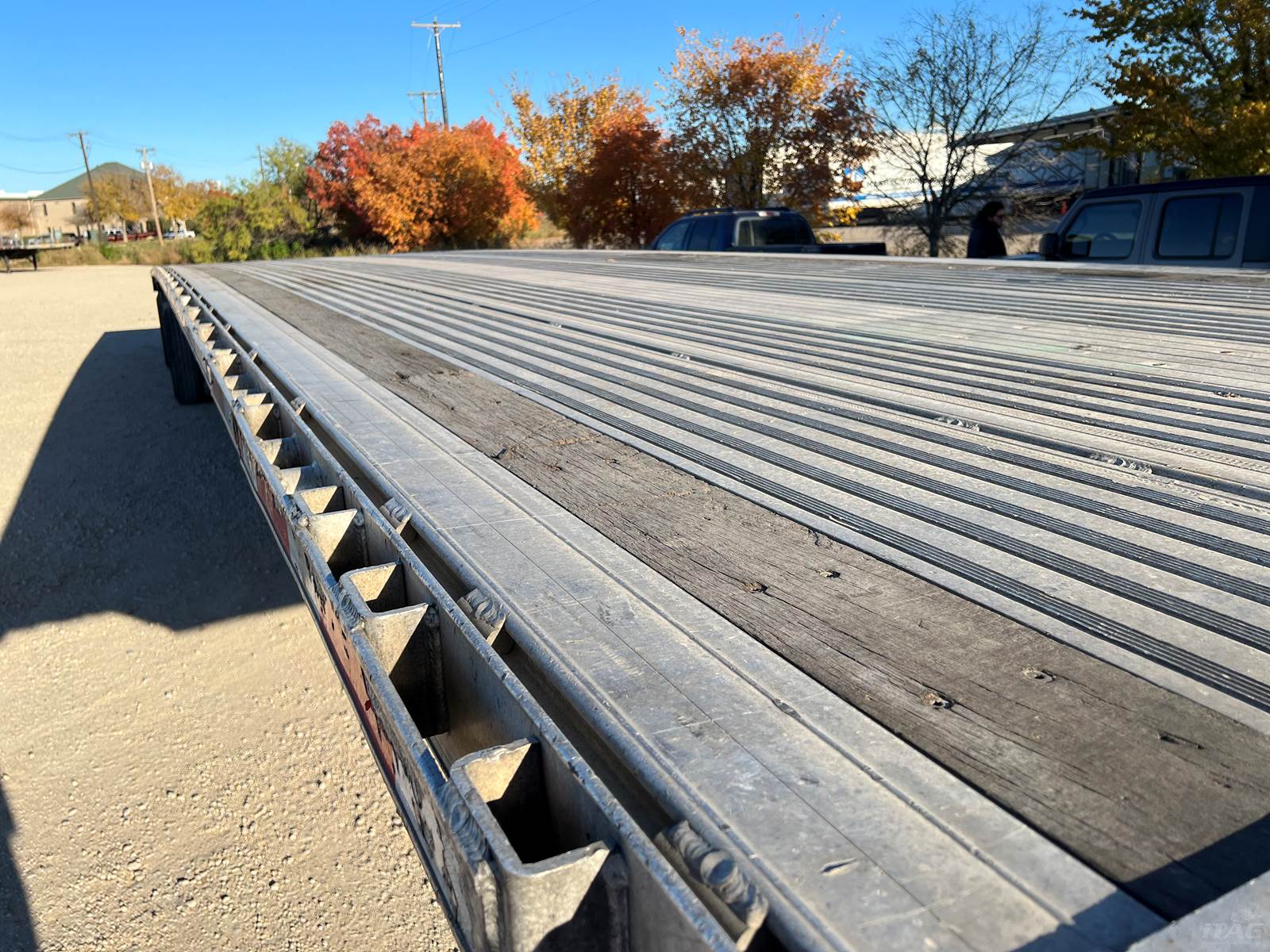 2015 Benson 53ft Flatbed Trailer All Aluminum, Aluminum Floor, Rear