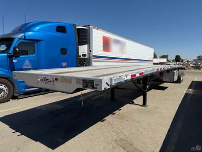2020 Benson 53ft Flatbed Trailer - All Aluminum, Aluminum Floor, Rear Sliding Axle, Dunnage Rack, Toolboxes