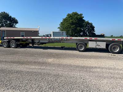 2020 Benson 53ft Flatbed Trailer - All Aluminum, Aluminum Floor, Spread Axle, Toolbox
