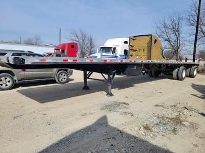 2022 Brazos 53x102 Flatbed Trailer - Combo, Aluminum Floor, Spread Axle, Toolbox