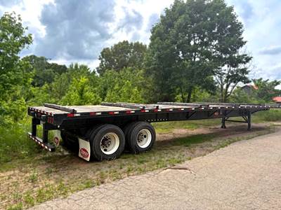 2022 Dorsey 48ft Flatbed Trailer - Wood Floor, Tandem Sliding Axle, Spring Ride