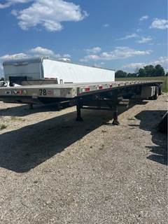 2022 Dorsey 53ft Flatbed Trailer - Combo, Aluminum Floor, Rear Sliding Axle, Toolbox, Chain Pop-Ups