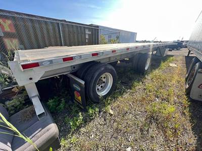 2023 Dorsey 53ft Flatbed Trailer - All Aluminum, Aluminum Floor, Rear Sliding Axle, Toolbox, Tire Inflation System