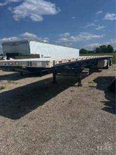 2022 Dorsey 53ft Flatbed Trailer - Combo, Aluminum Floor, Rear Sliding Axle, Toolbox, Chain Pop-Ups