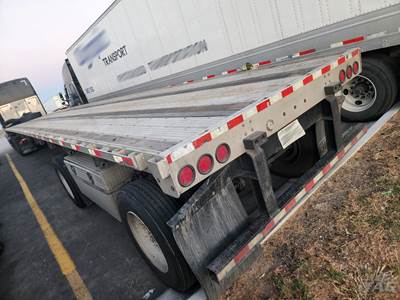 2021 Dorsey 53ft Flatbed Trailer - Combo, Aluminum Floor, Spread Axle, Toolbox, Chain Pop-Ups