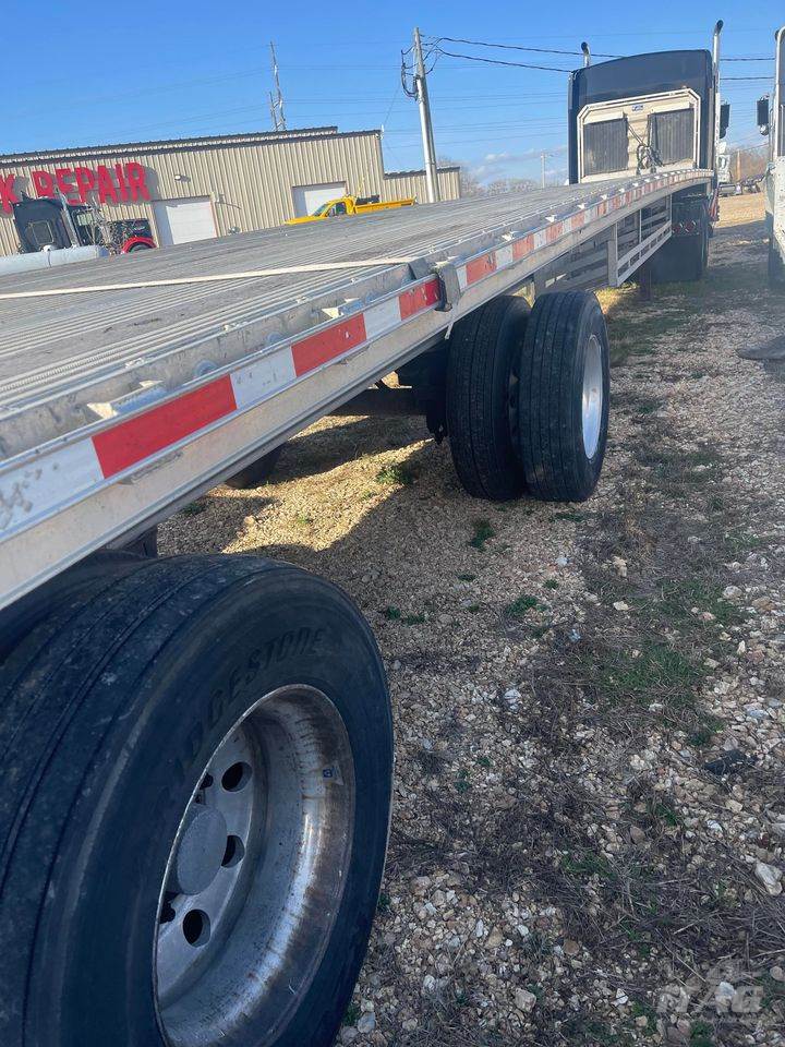 2013 East 48x102 Flatbed Trailer All Aluminum, Aluminum Floor, Rear
