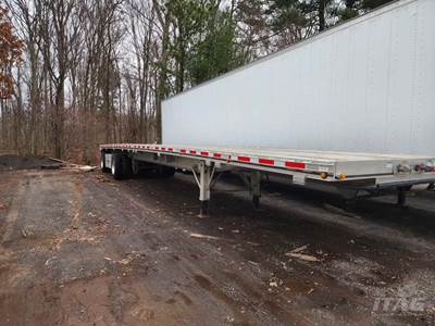 2024 East 48ft Flatbed Trailer - All Aluminum, Aluminum Floor, Spread Axle, Toolbox